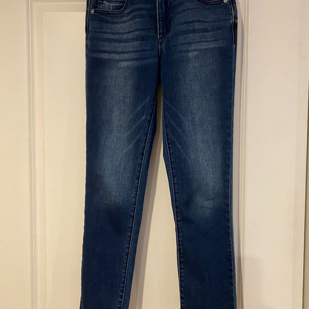 Democracy Ab Solution Denim Fray Hem Jeans, Size 2